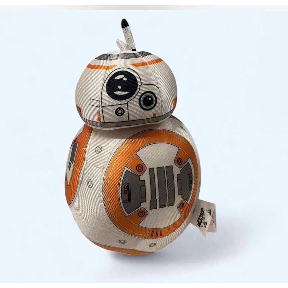 Disney Store Star Wars BB-8 7.5in Plush Droid Orange White Force Awakens Movie